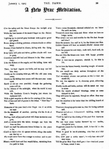 A new year meditation - screenshot from Trove