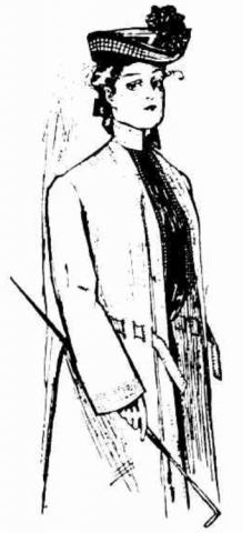 Our illustration is one of the new winter coats... 